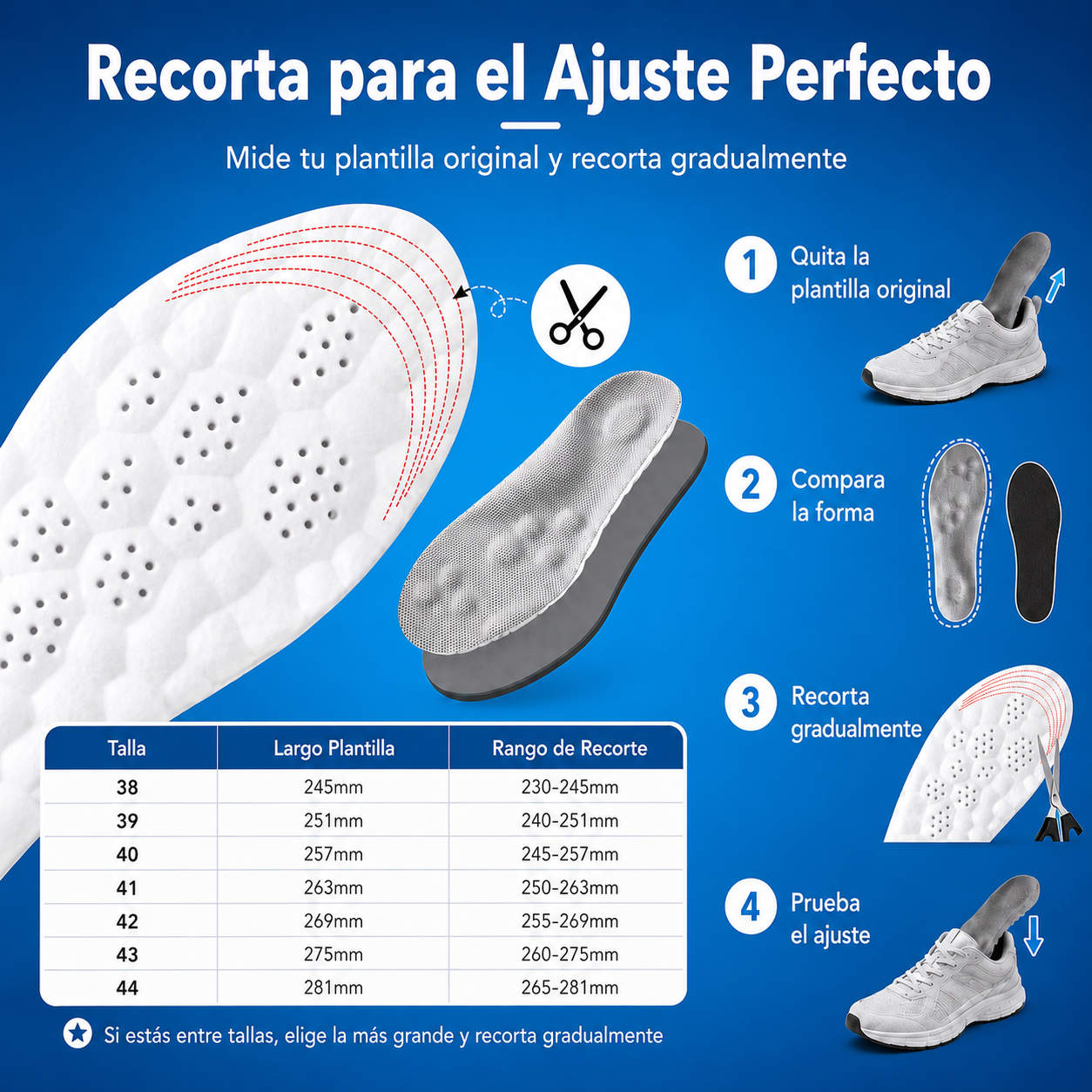 Plantillas 4D – Alivio para Fascitis Plantar